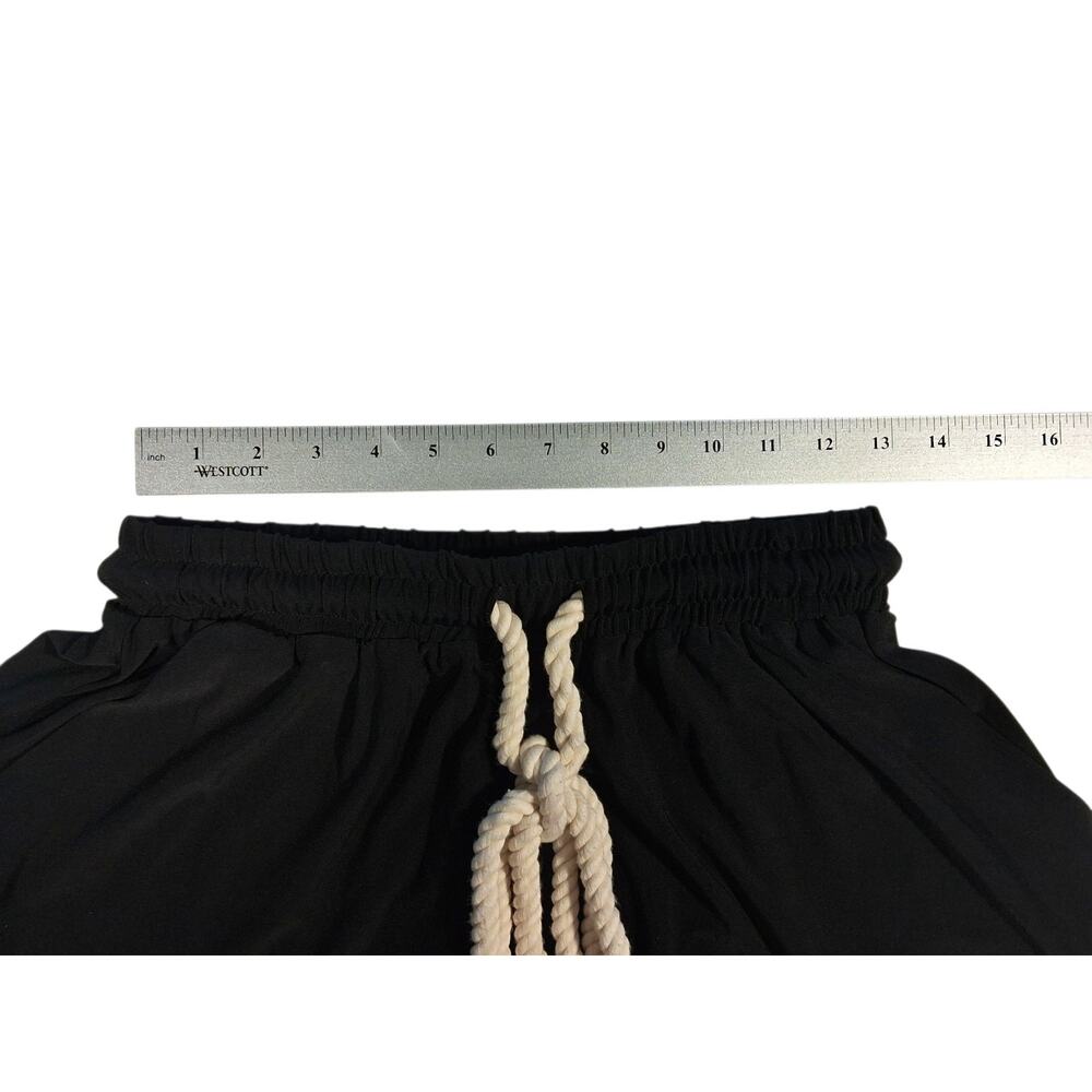 Ramy Brook Black Rope Trim Leah Shorts S beachy resort wear vacation summer - Picture 12 of 13